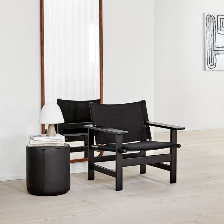 Puf Mono , Grand linen beige-Ø55 cm Fredericia Furniture