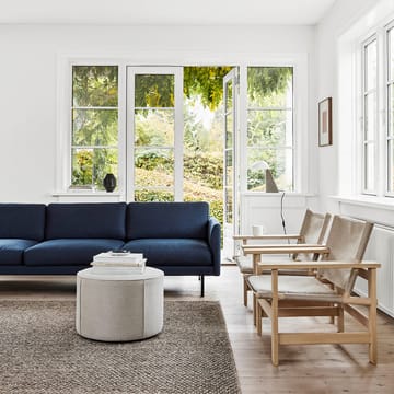Puf Mono  - Skóra omni 307 cognac-Ø55 cm - Fredericia Furniture