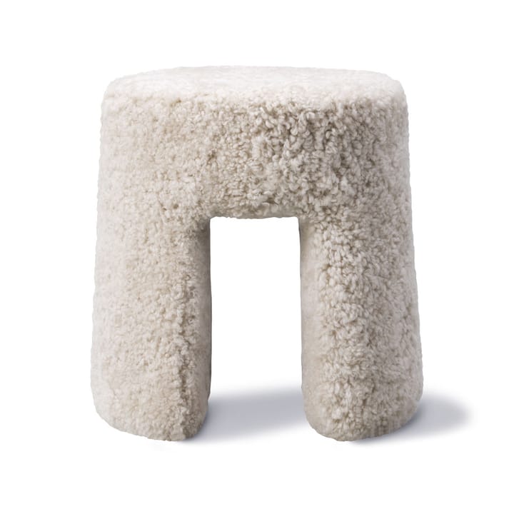 Puf Sequoia - Owcza skóra Moonlight - Fredericia Furniture