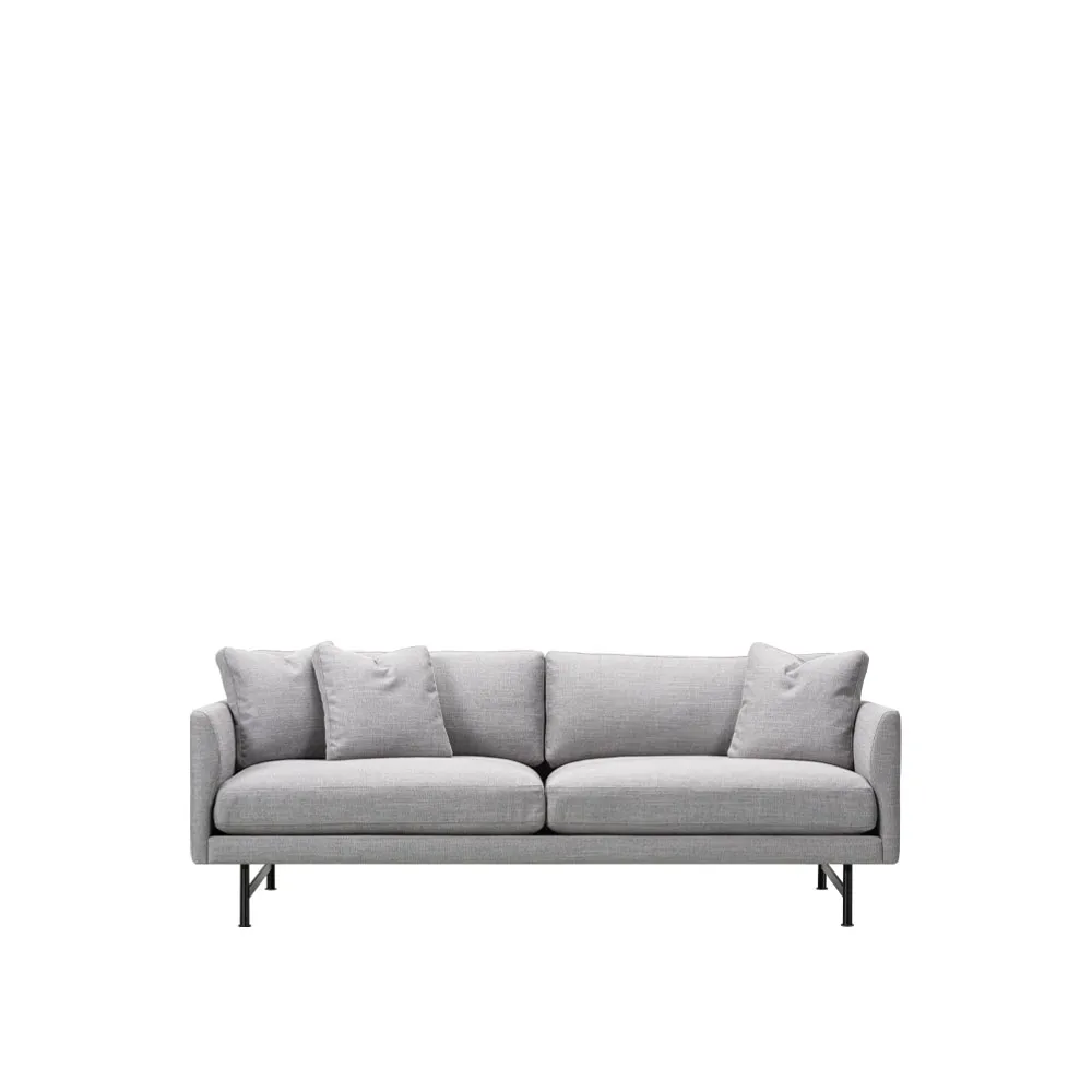 Sofa 2-osobowa Calmo 5622, Sunniva 242 - stal czarna Fredericia Furniture