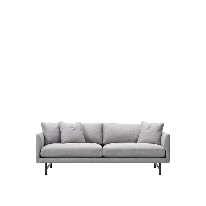 Sofa 2-osobowa Calmo 5622 - Sunniva 242 - stal czarna - Fredericia Furniture