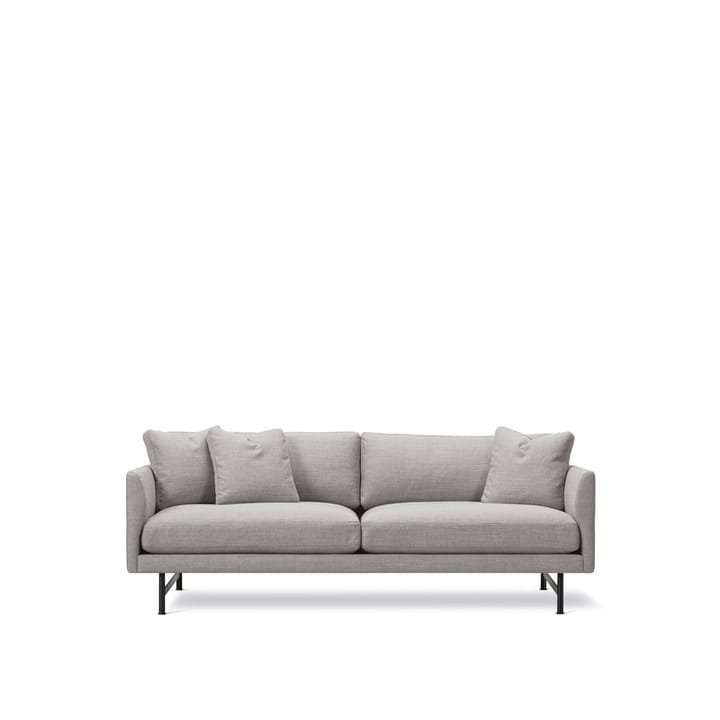 Sofa 2-osobowa Calmo 5622 - Sunniva 717 - stal czarna - Fredericia Furniture