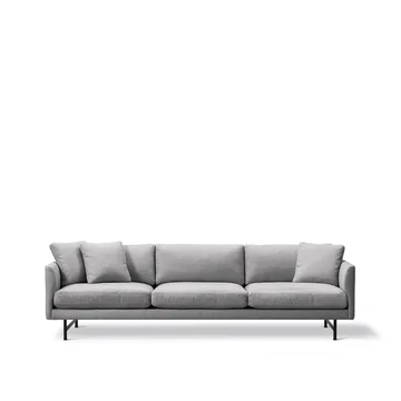 Sofa Calmo 5623 - Sunniva 242 - stal czarna - Fredericia Furniture
