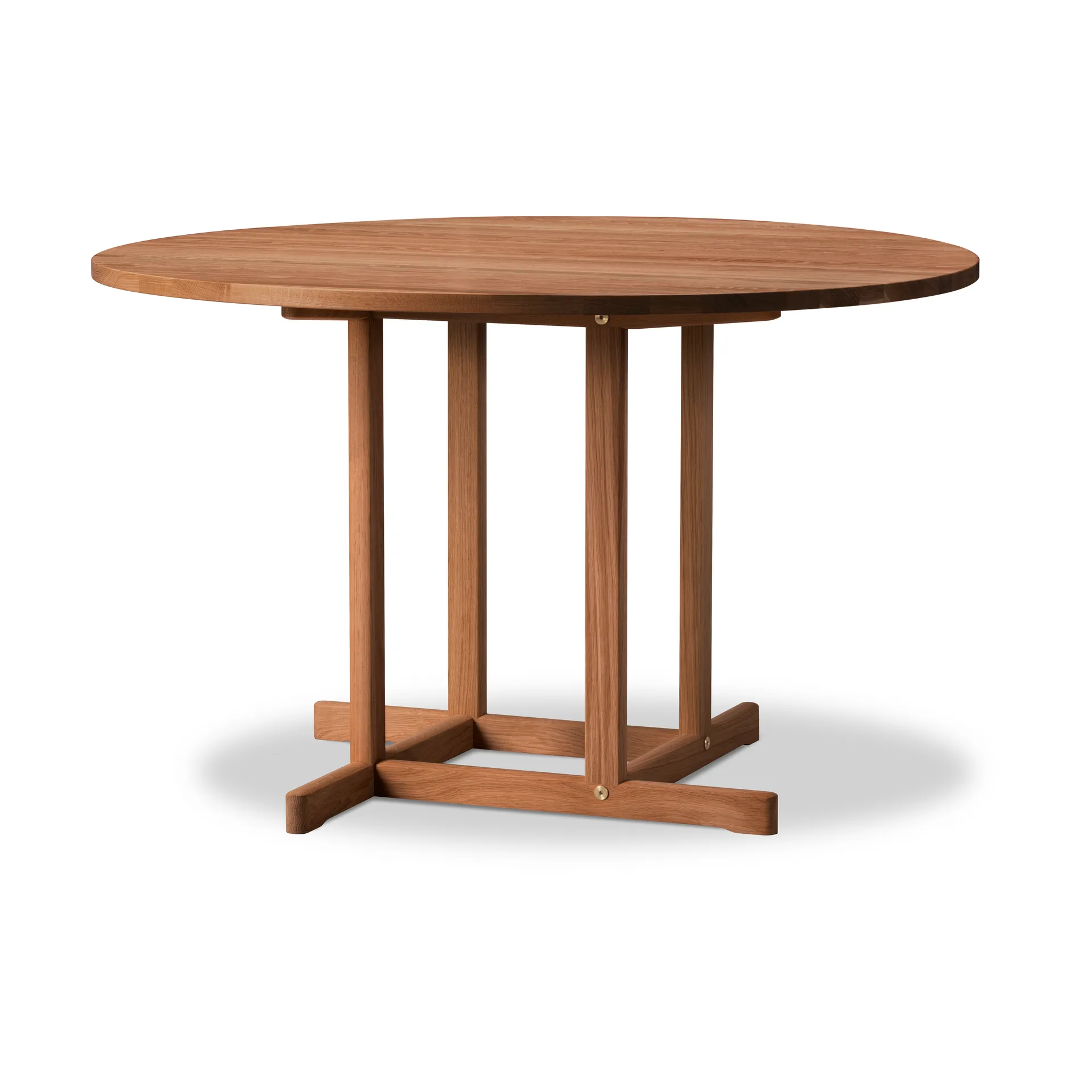 Stół BM80 Mogensen Shaker Table Ø120 cm, Dęb wędzony olejowany Fredericia Furniture