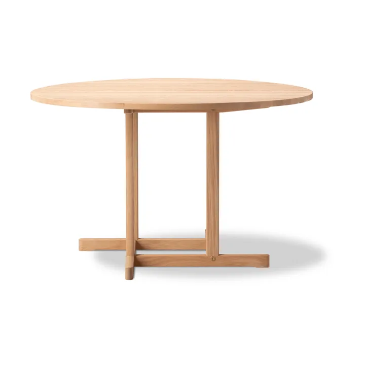 Stół BM80 Mogensen Shaker Table Ø120 cm - Jasnoolejowany dąb - Fredericia Furniture