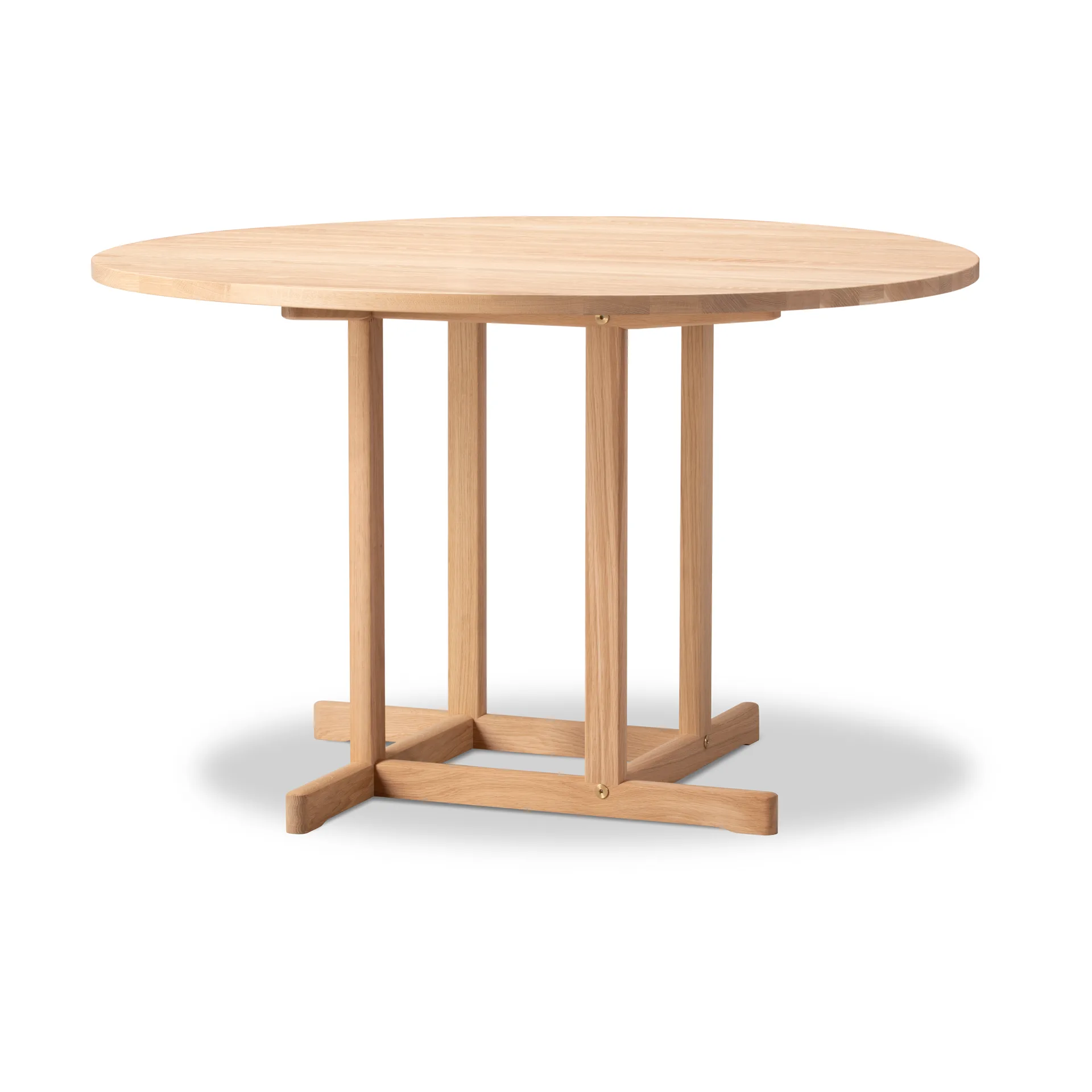 Stół BM80 Mogensen Shaker Table Ø120 cm, Jasnoolejowany dąb Fredericia Furniture