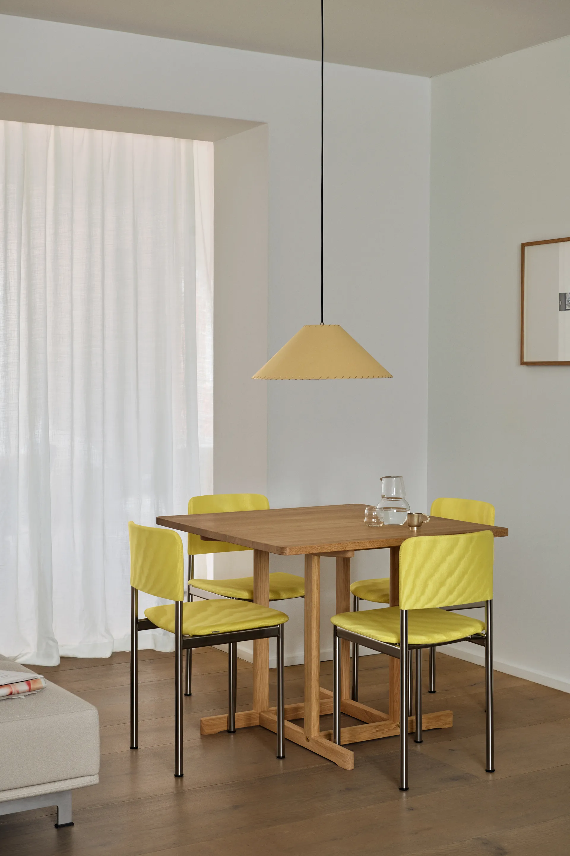 Stół BM80 Mogensen Shaker Table 90x90 cm, Jasnoolejowany dąb Fredericia Furniture