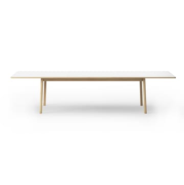 Stół jadalny Ana 220–320x95 cm - Nanolaminat biały - dąb natłuszczany mydłem - Fredericia Furniture