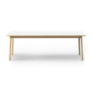 Stół jadalny Ana 220–320x95 cm - Nanolaminat biały - dąb natłuszczany mydłem - Fredericia Furniture