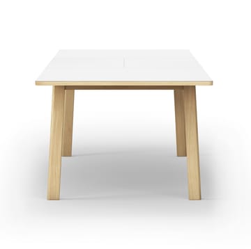 Stół jadalny Ana 220–320x95 cm - Nanolaminat biały - dąb natłuszczany mydłem - Fredericia Furniture