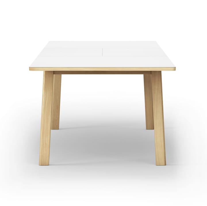 Stół jadalny Ana 220–320x95 cm, Nanolaminat biały - dąb natłuszczany mydłem Fredericia Furniture