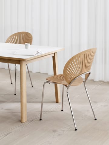 Stół jadalny Ana 220–320x95 cm - Nanolaminat biały - dąb natłuszczany mydłem - Fredericia Furniture