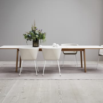 Stół jadalny Ana 220–320x95 cm - Nanolaminat biały - dąb natłuszczany mydłem - Fredericia Furniture