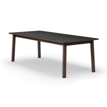 Stół jadalny Ana 220–320x95 cm - Nanolaminat czarny - dąb wędzony - Fredericia Furniture