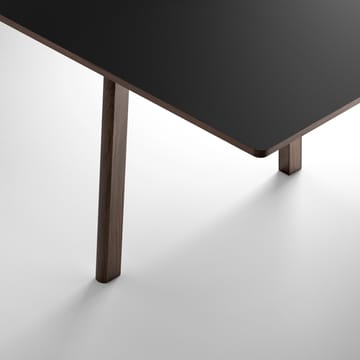 Stół jadalny Ana 220–320x95 cm - Nanolaminat czarny - dąb wędzony - Fredericia Furniture