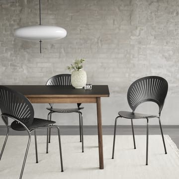 Stół jadalny Ana 220–320x95 cm - Nanolaminat czarny - dąb wędzony - Fredericia Furniture