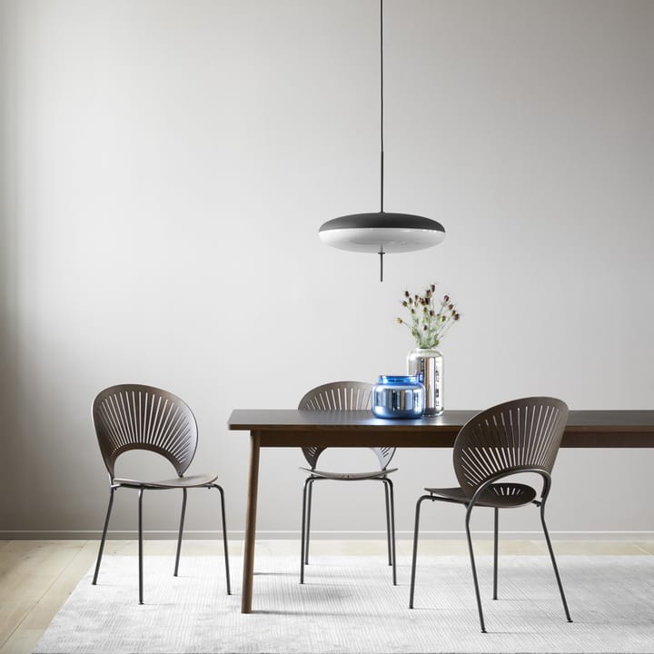 Stół jadalny Ana 220–320x95 cm, Nanolaminat czarny - dąb wędzony Fredericia Furniture