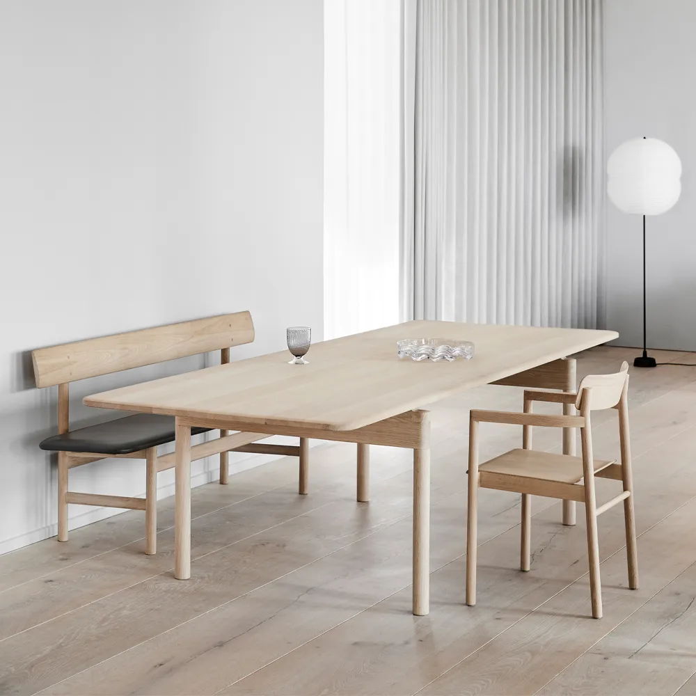 Stół jadalny Post 6438, Dąb natłuszczany mydłem, 100x225 cm Fredericia Furniture