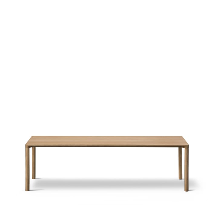 Stolik kawowy Piloti 6715 - Dąb jasny olejowany - wysokość 35 cm - Fredericia Furniture