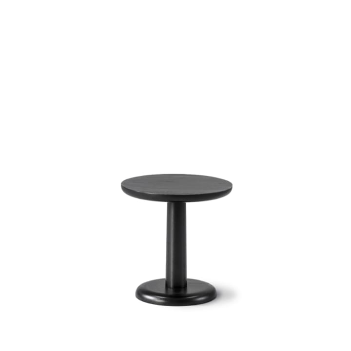 Stolik Pon - Dąb czarny lakierowany, Ø35 cm - Fredericia Furniture