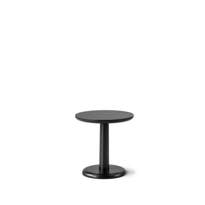 Stolik Pon - Dąb czarny lakierowany, Ø40 cm - Fredericia Furniture