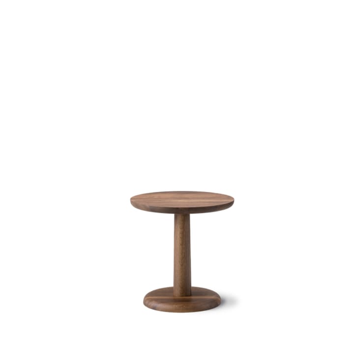 Stolik Pon - Dąb wędzony olejowany, Ø40 cm - Fredericia Furniture