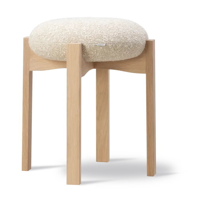 Taboret okrągły Pioneer niski - Zero 0001 - dąb lakierowany - Fredericia Furniture
