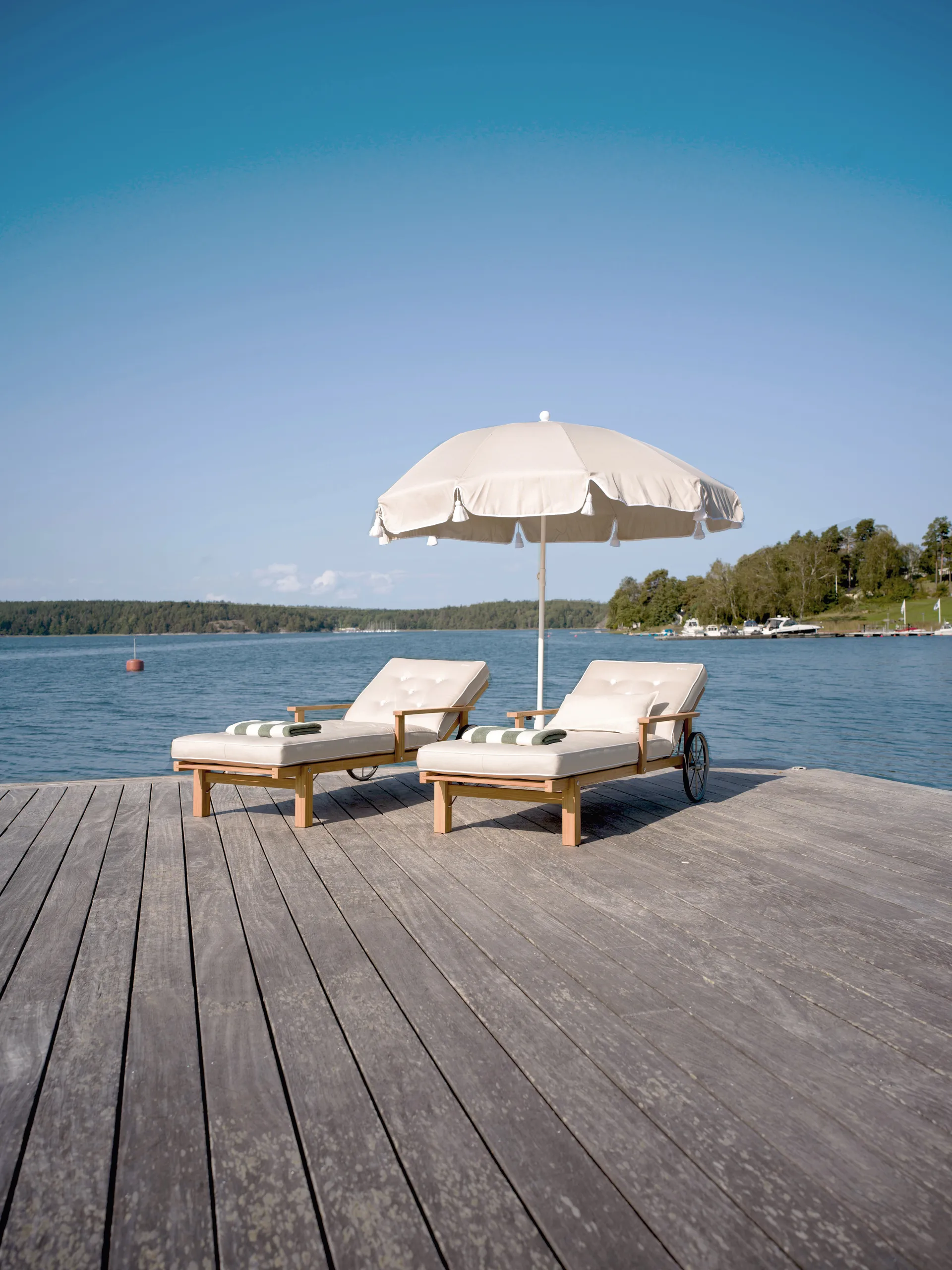 Leżak 31, Teak, 78x171 cm Fri Form