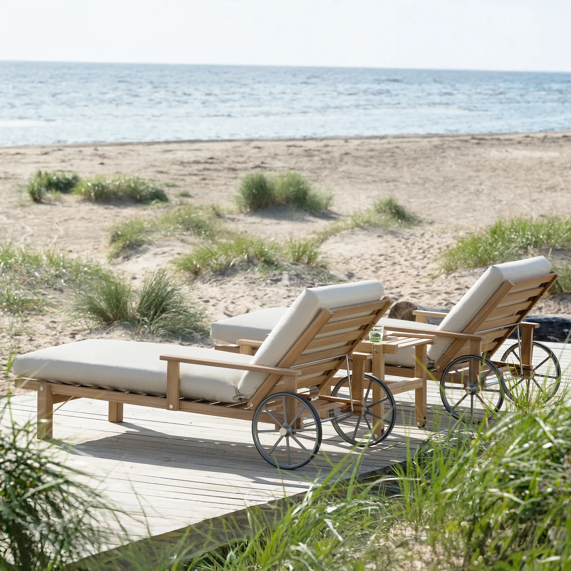 Leżak 31, Teak, 78x171 cm Fri Form