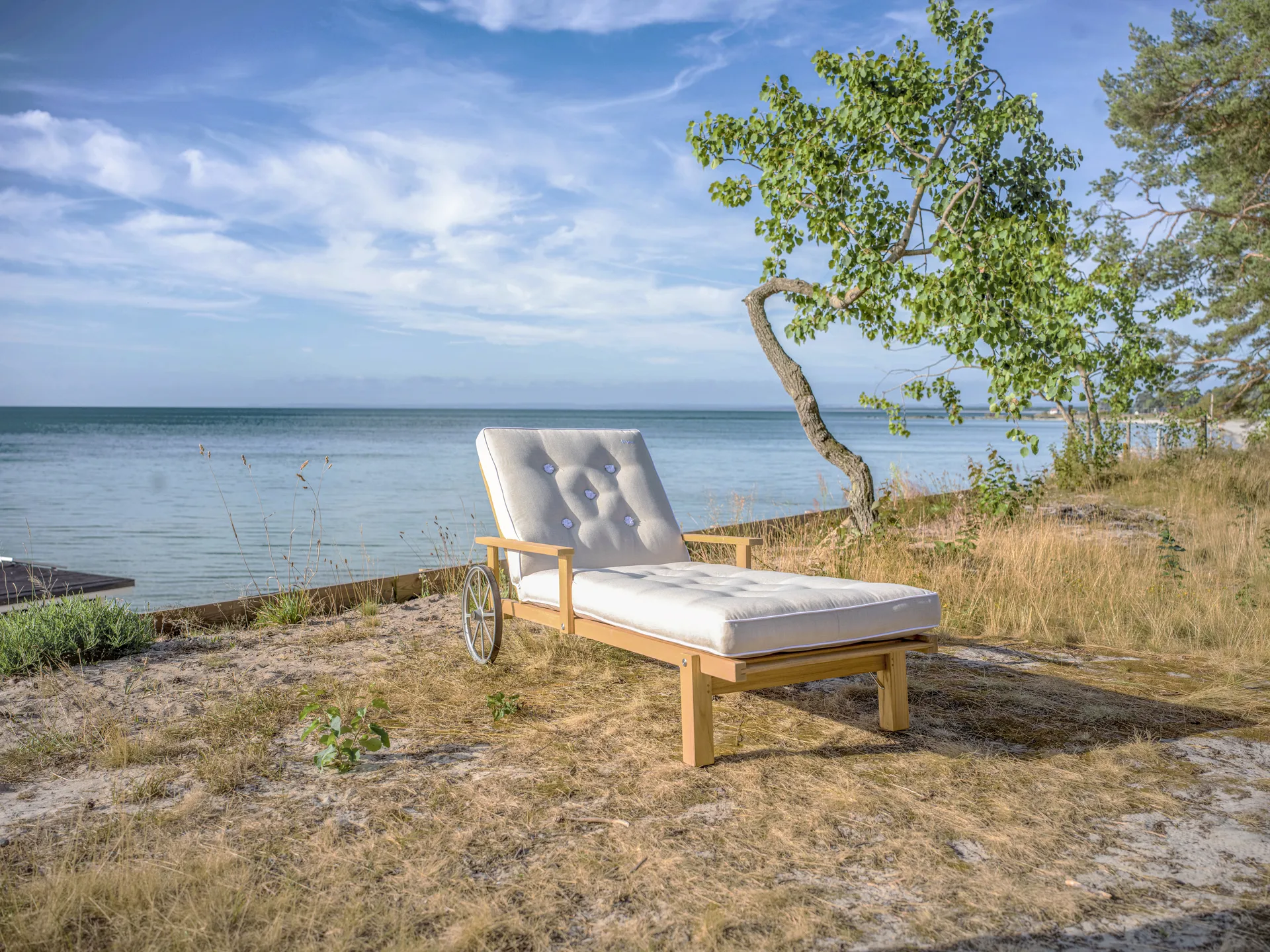 Leżak 31, Teak, 78x171 cm Fri Form