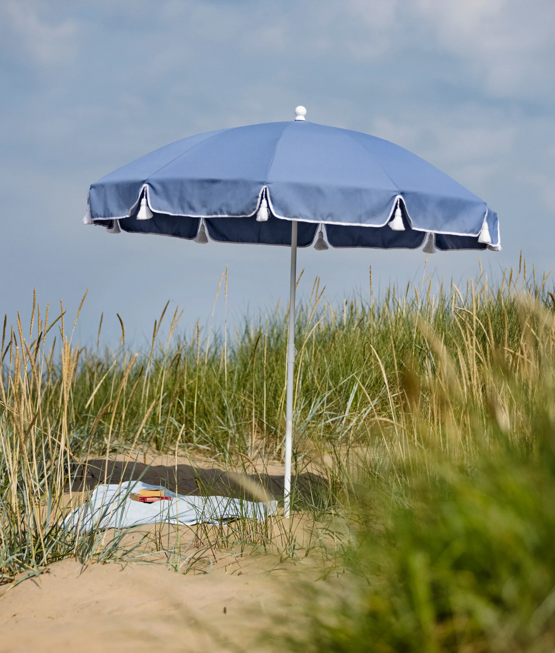 Parasol 90, Navy blue, Ø220 cm Fri Form