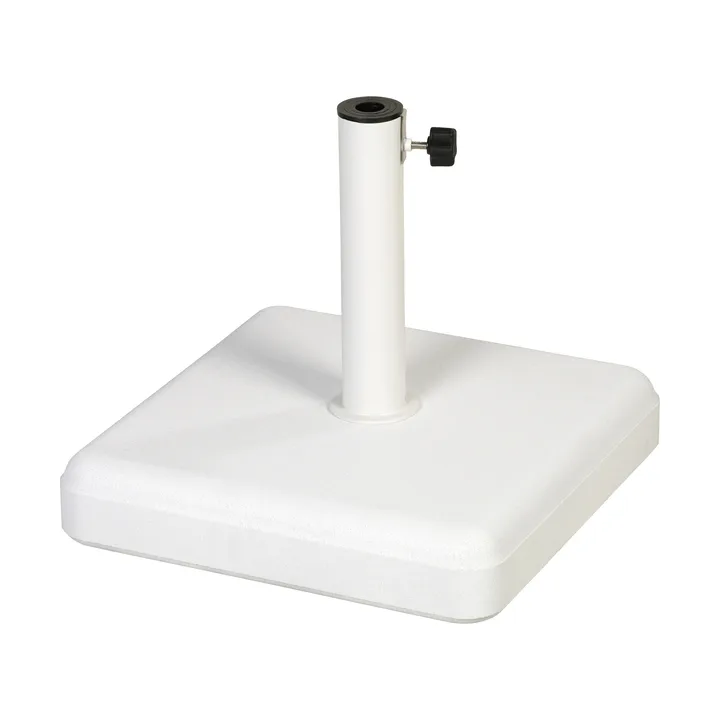 Podstawa parasola Fri Form - White concrete, 45×45 cm - Fri Form