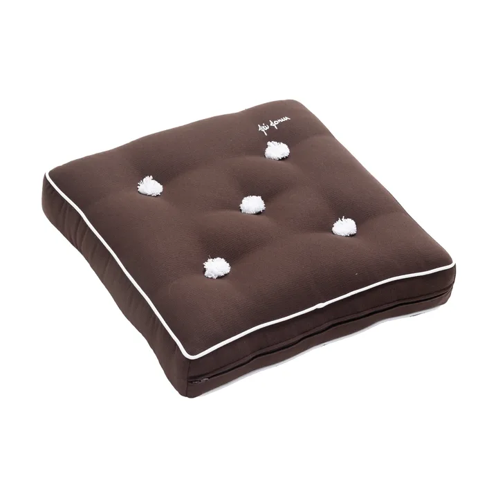 Poduszka 42 - Brown, 42×42 cm - Fri Form