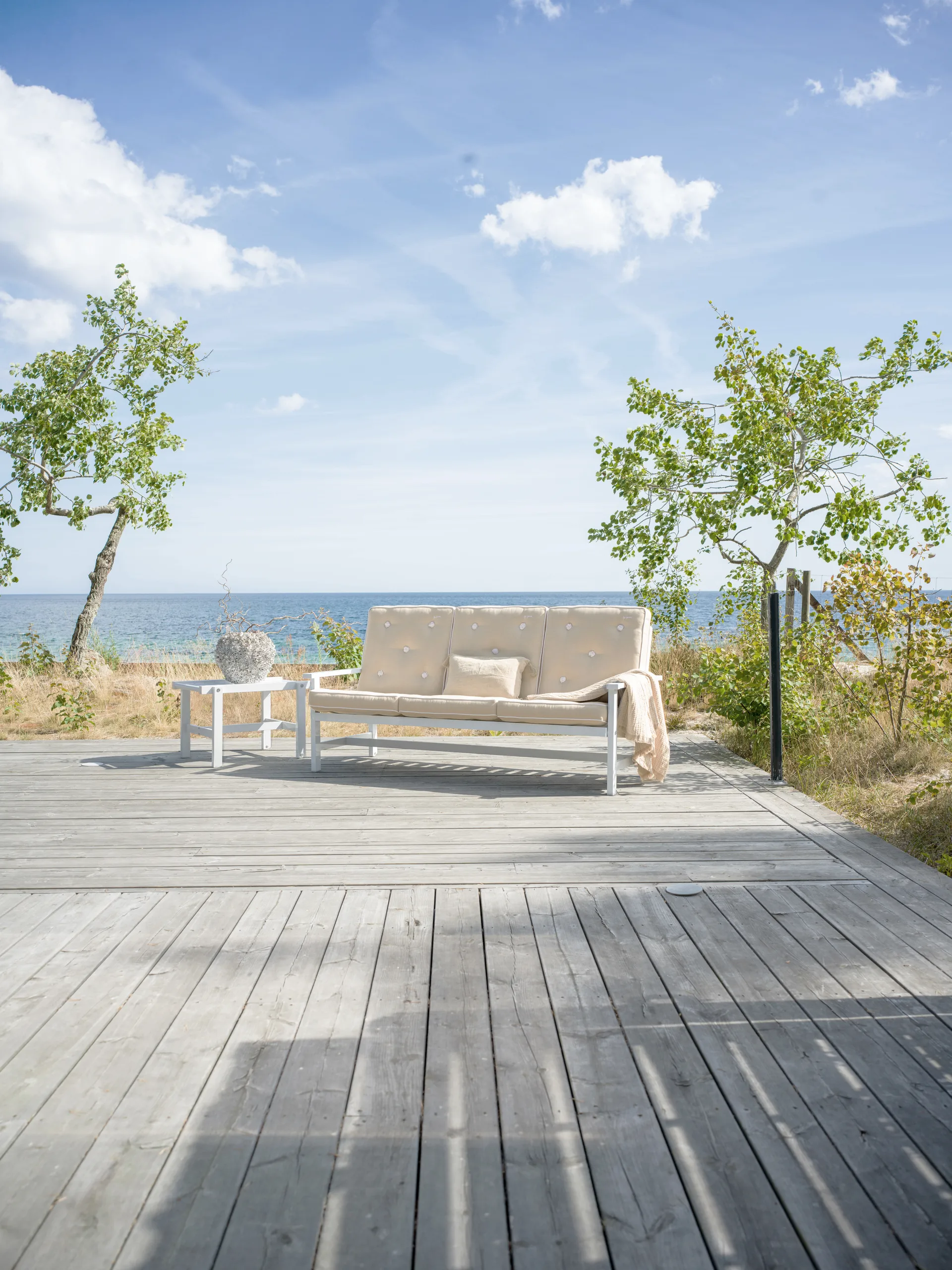 Sofa 09, White, 3-osobowa Fri Form