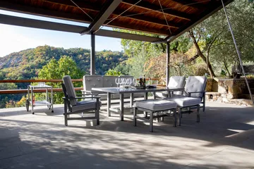 Stół 62 - Grey, 142×80×65,5 cm - Fri Form