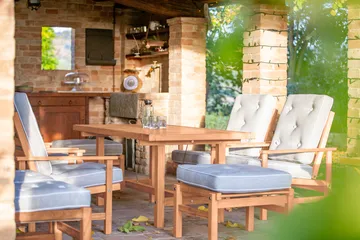 Stół 62 - Redwood, 155x85x65,5 cm - Fri Form