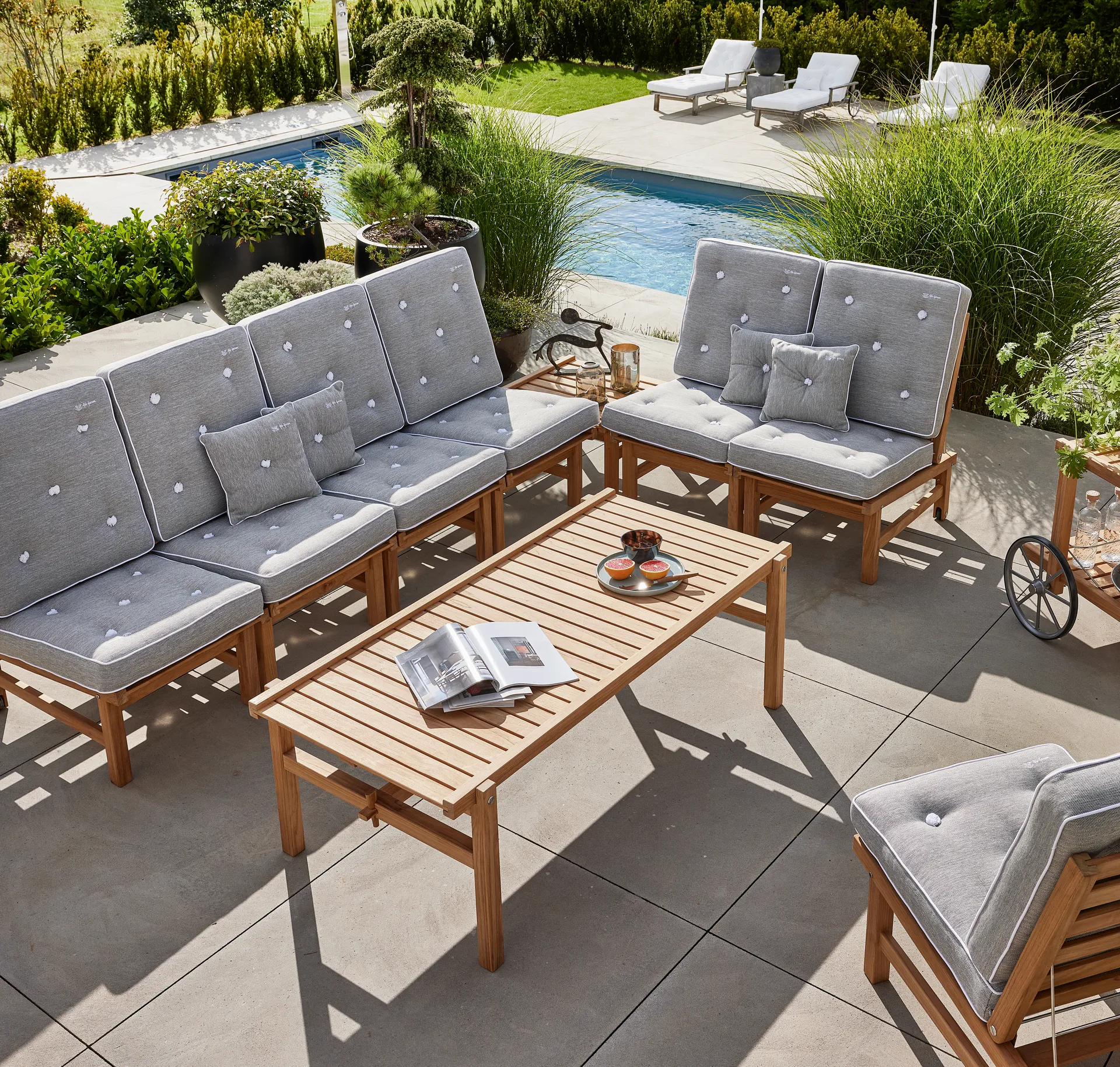 Stół 63, Teak, 150×73×51 cm Fri Form