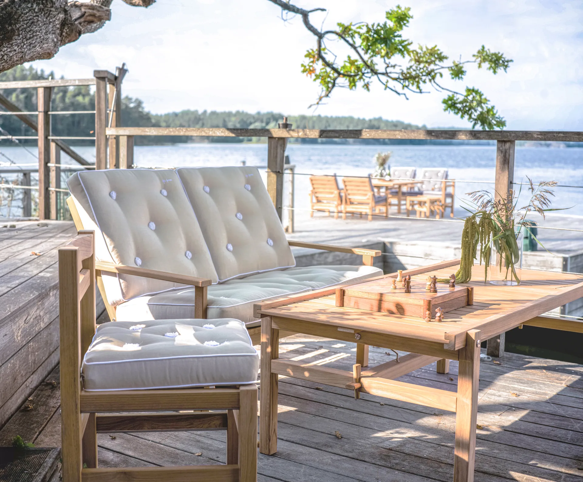 Stół 63, Teak, 150×73×51 cm Fri Form