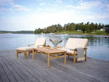 Stół 63 - Teak, 150×73×51 cm - Fri Form