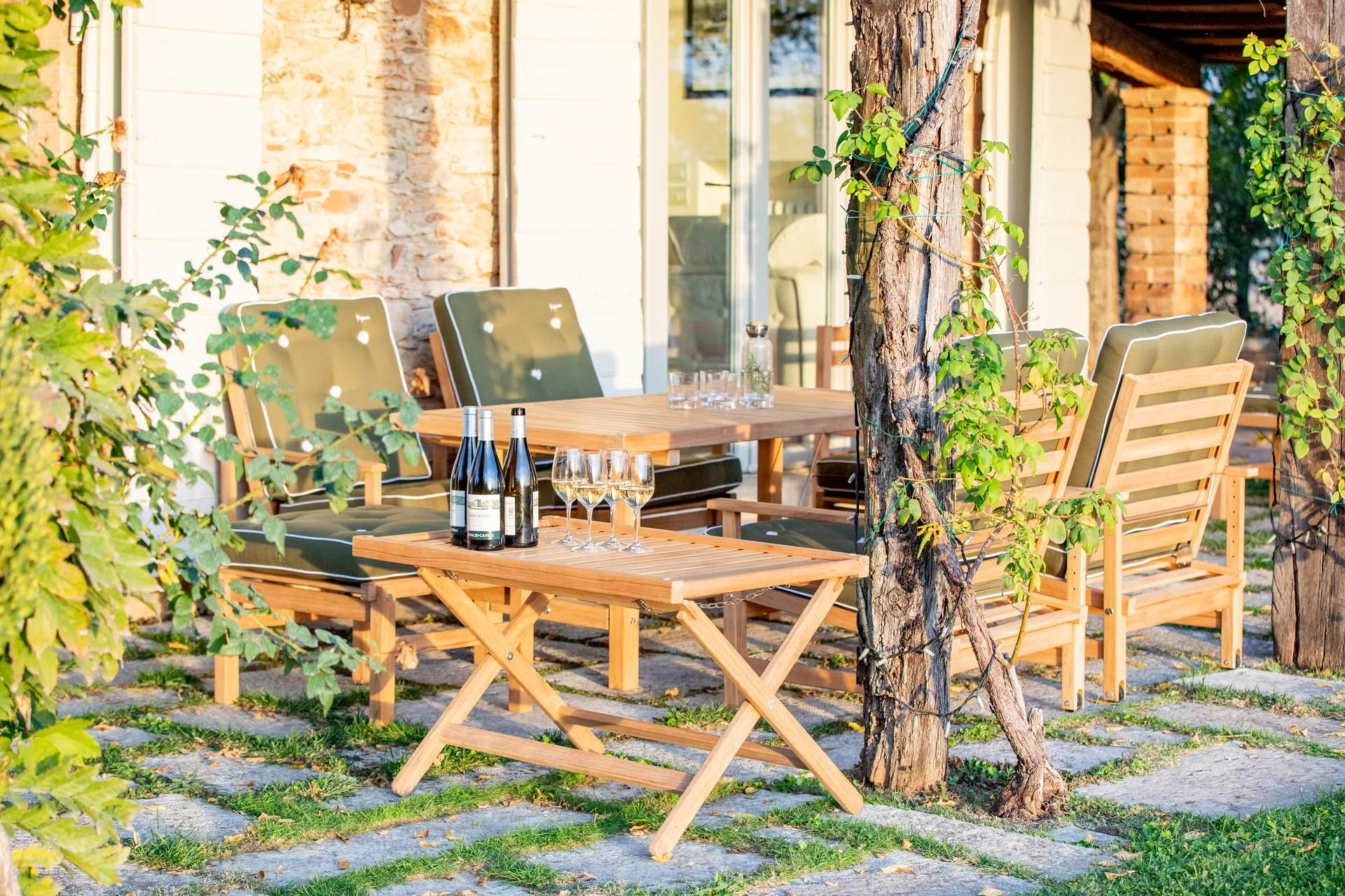 Stolik 60, Teak, 59x94 cm Fri Form