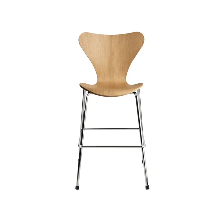 3177 Krzesło Series 7 Junior chrom - Lacquered oak veneer - Fritz Hansen