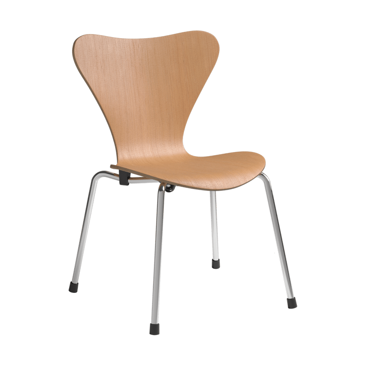 3177 Sjuan krzesełko dla dzieci - Oregon pine-chrom - Fritz Hansen