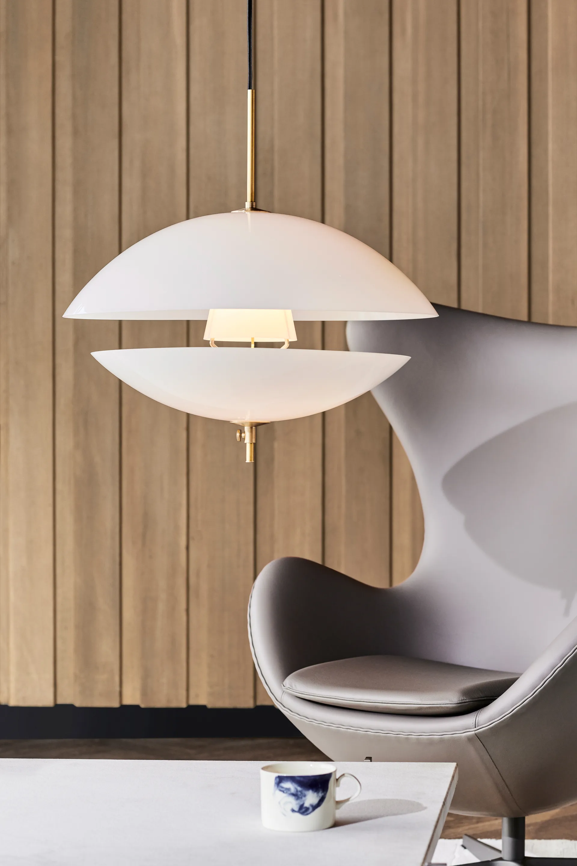 Clam lampa wisząca, Ø44 cm Fritz Hansen