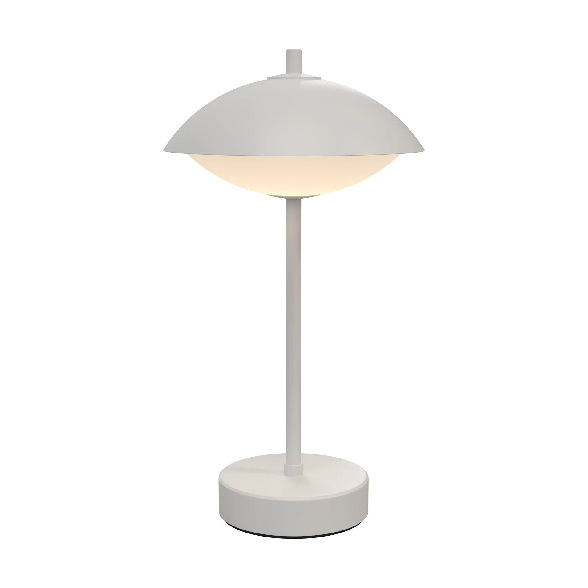 Clam przenośna lampa stołowa  31 cm, White Fritz Hansen