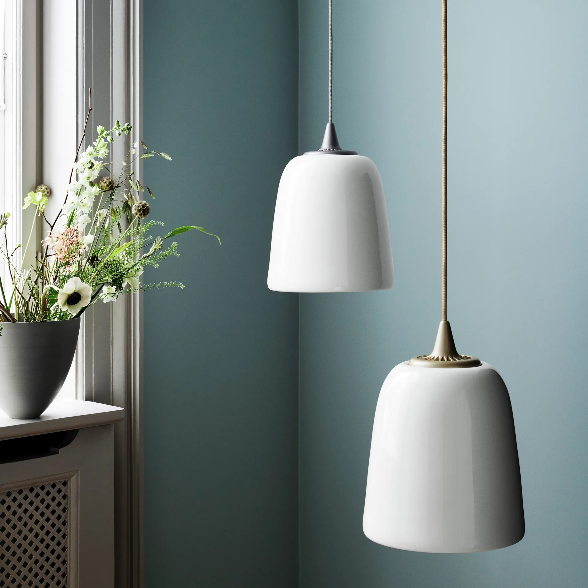 Dogu lampa wisząca, Silver Fritz Hansen
