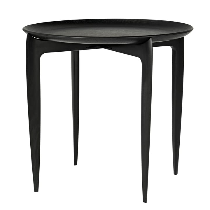 Foldable Tray Table Ø 45 cm - Czarny - Fritz Hansen