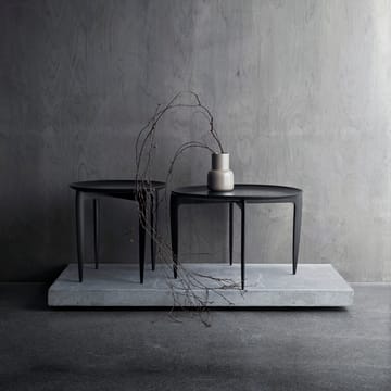 Foldable Tray Table Ø 45 cm - Czarny - Fritz Hansen