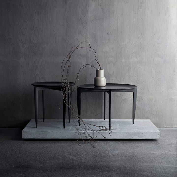 Foldable Tray Table Ø 45 cm, Czarny Fritz Hansen