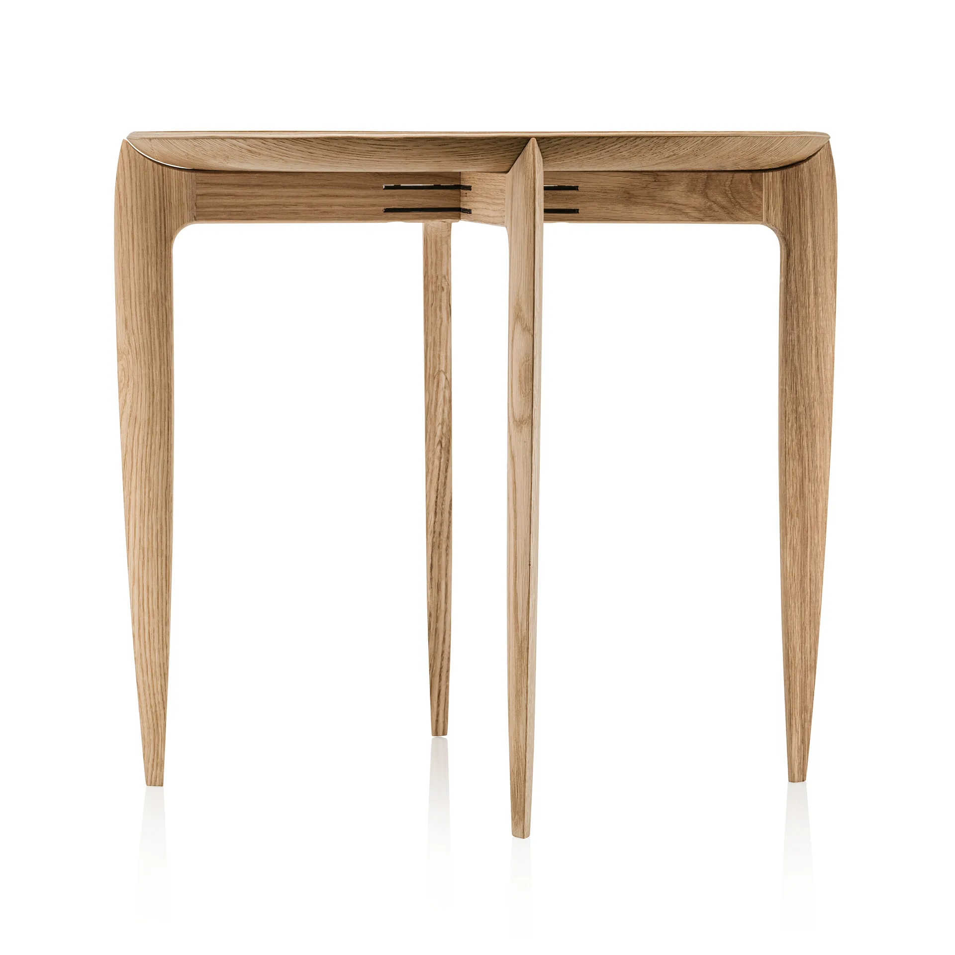 Foldable Tray Table Ø 45 cm, Dąb Fritz Hansen