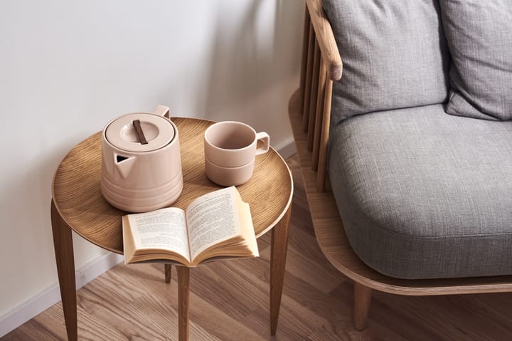 Foldable Tray Table Ø 45 cm - Dąb - Fritz Hansen